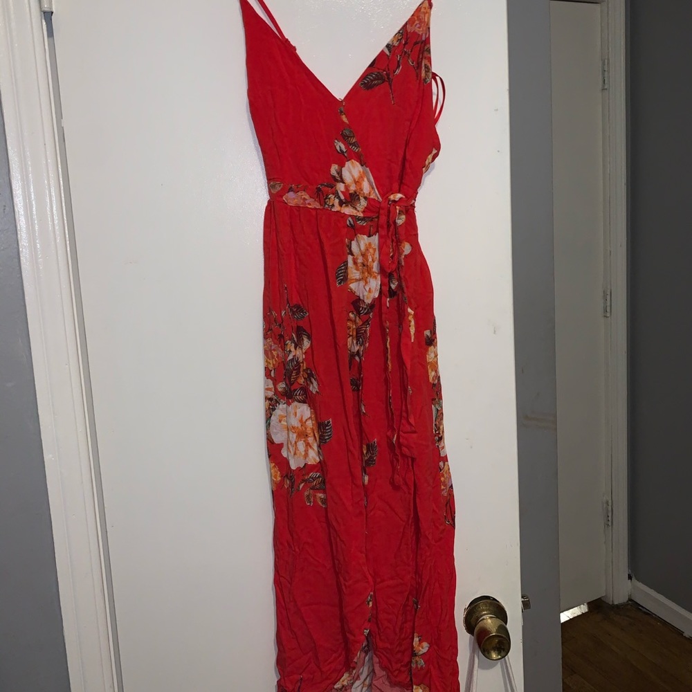 Red dress